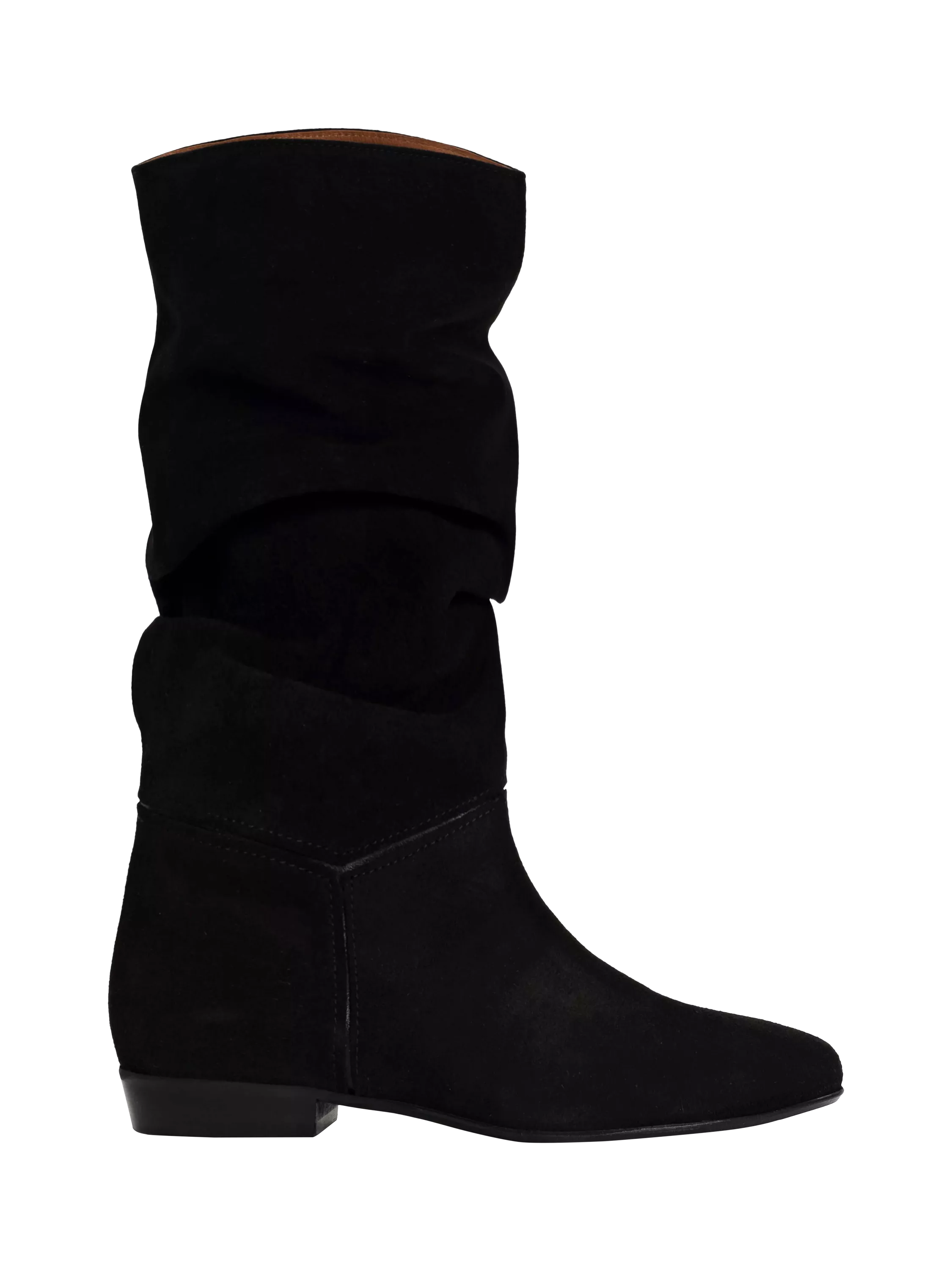Anonymous Copenhagen Jasmina 20 Suede Calf Boots, Black