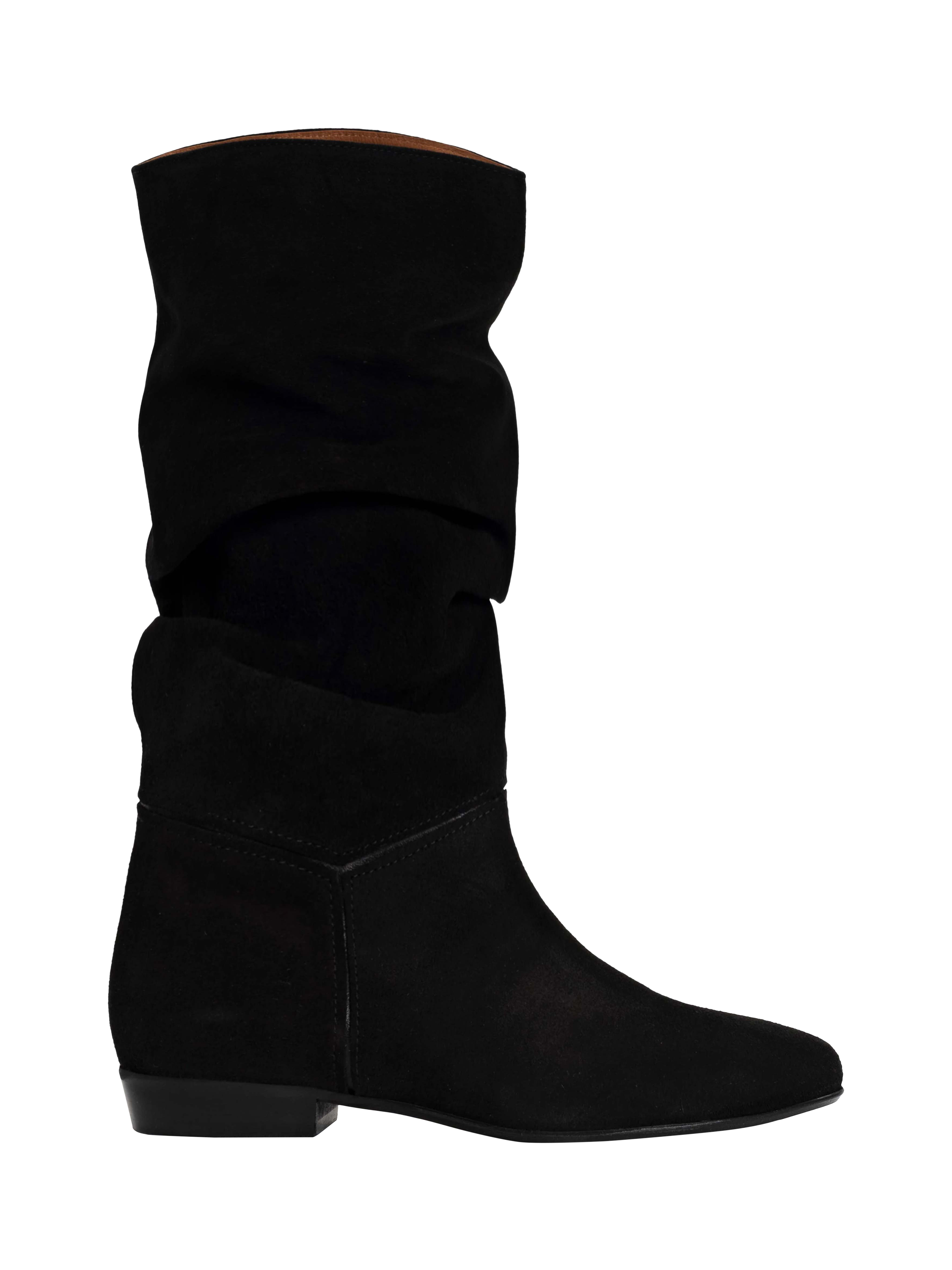 Anonymous Copenhagen Jasmina 20 Suede Calf Boots, Black