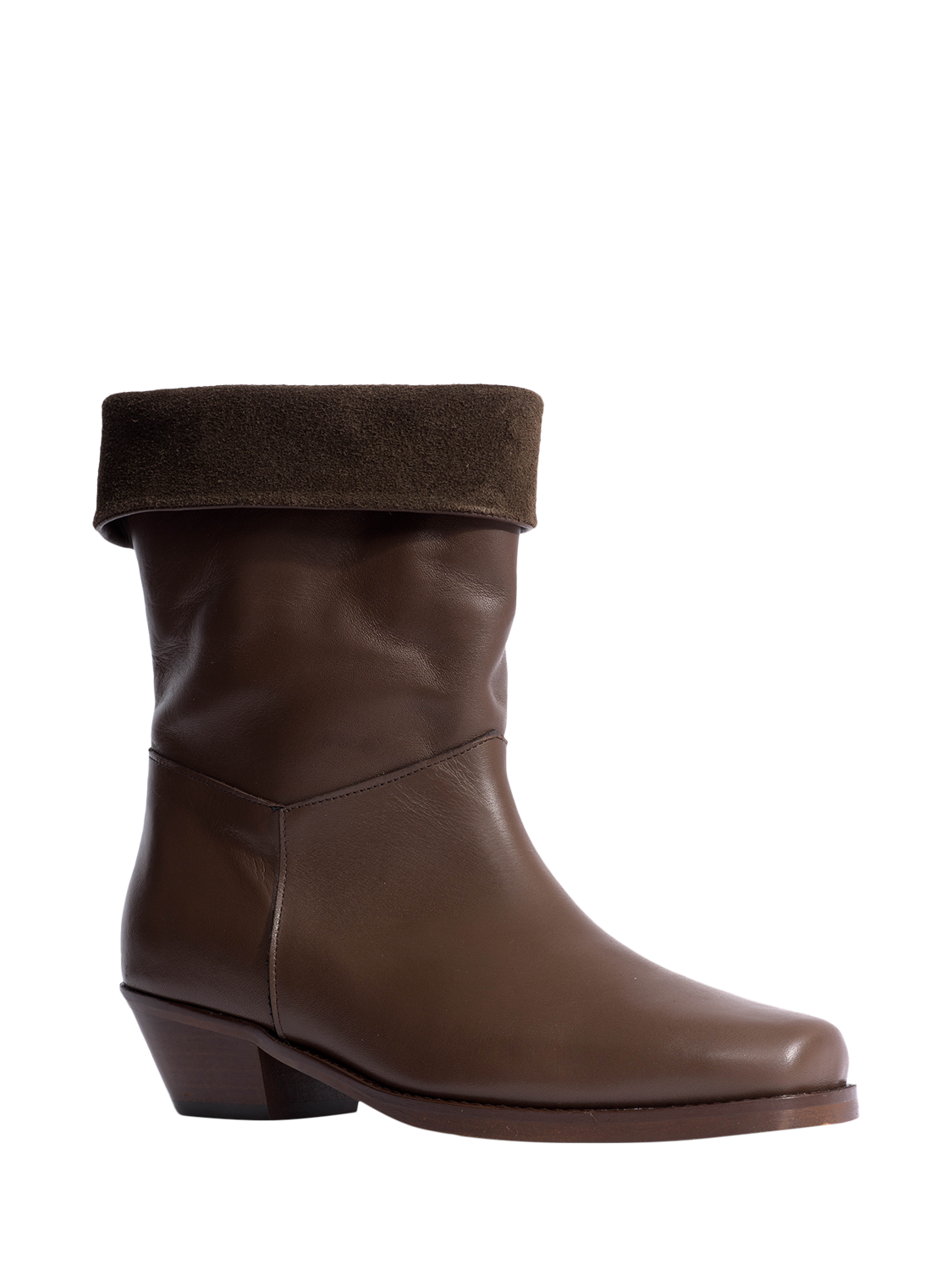 Product image 2 of 9, which shows Anonymous Copenhagen Patricia Leather Calf Boots, Brown, EU37