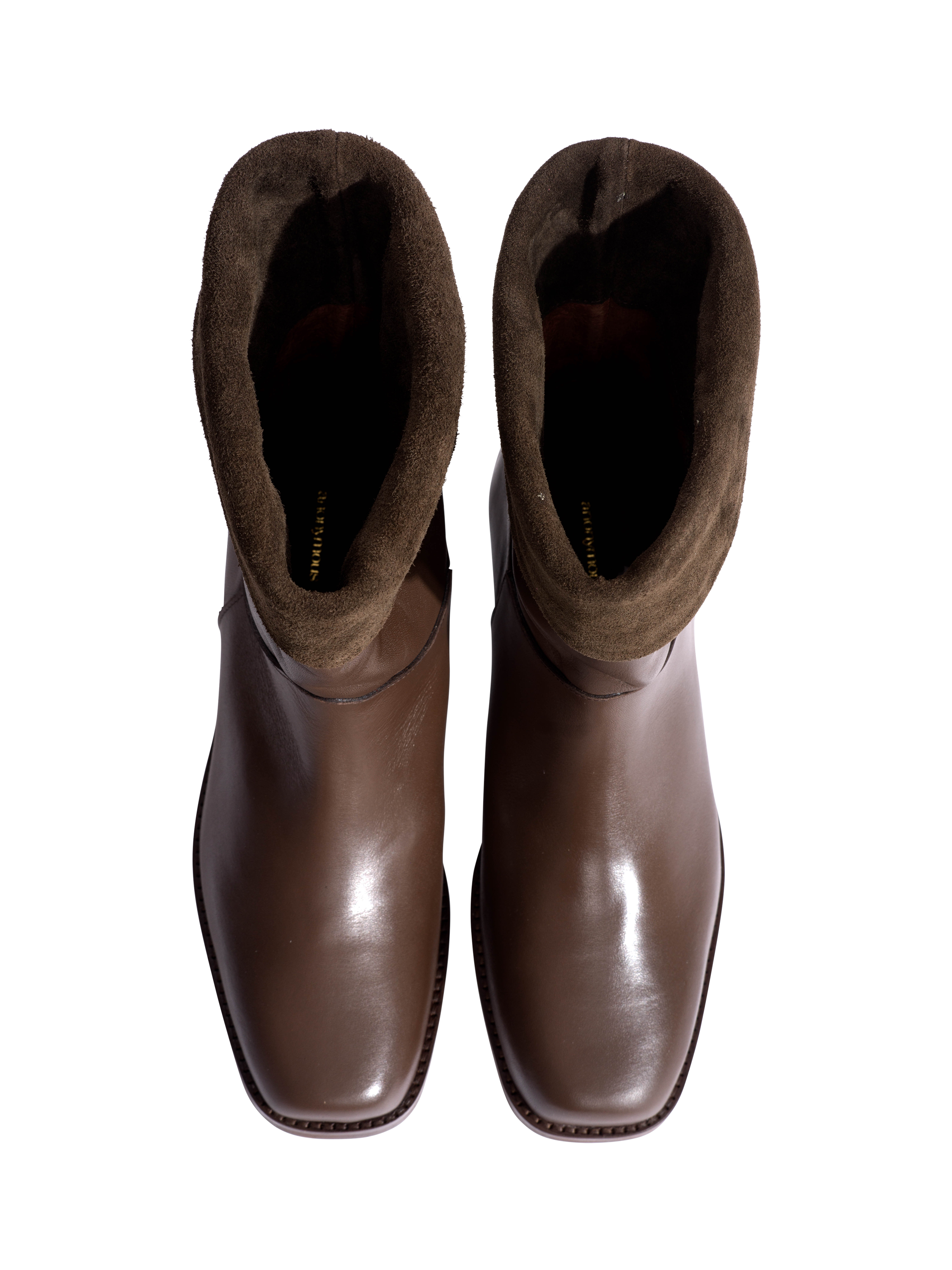 Product image 4 of 9, which shows Anonymous Copenhagen Patricia Leather Calf Boots, Brown, EU37