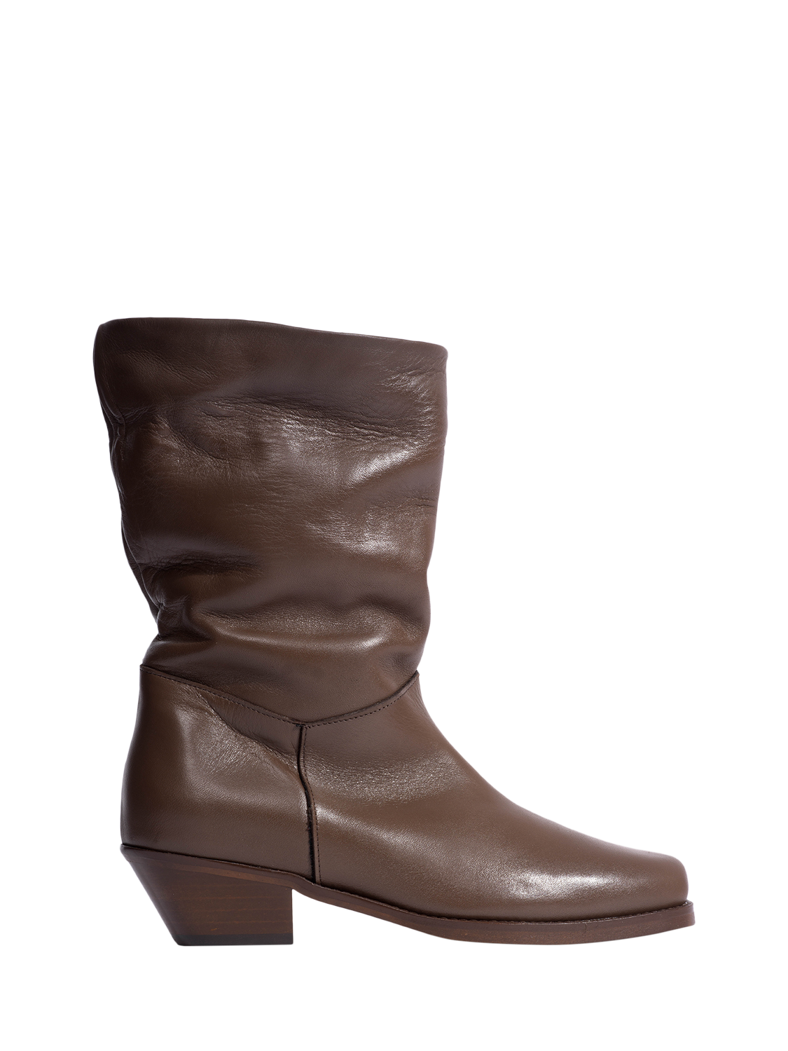Product image 5 of 9, which shows Anonymous Copenhagen Patricia Leather Calf Boots, Brown, EU37