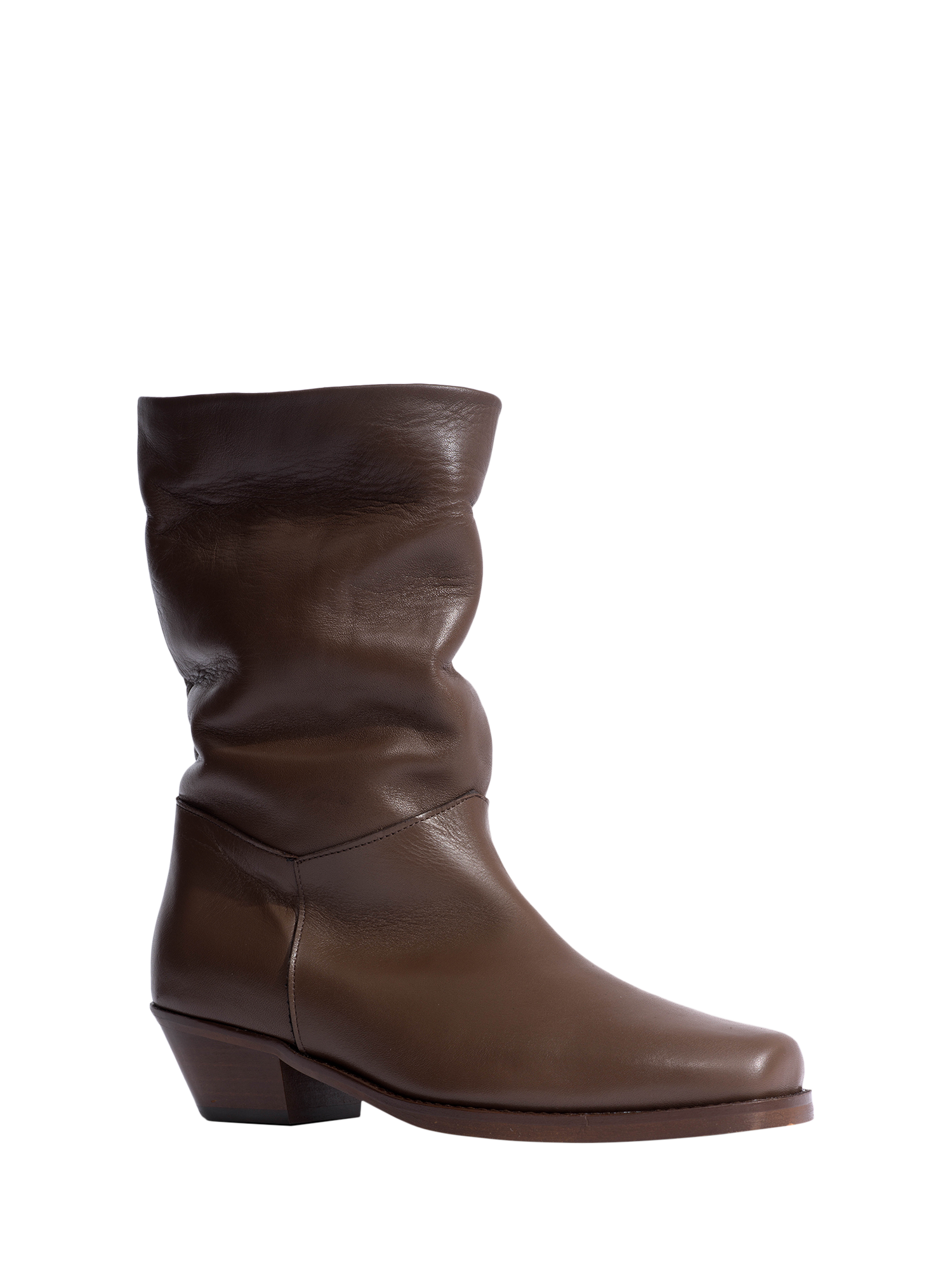 Product image 6 of 9, which shows Anonymous Copenhagen Patricia Leather Calf Boots, Brown, EU37
