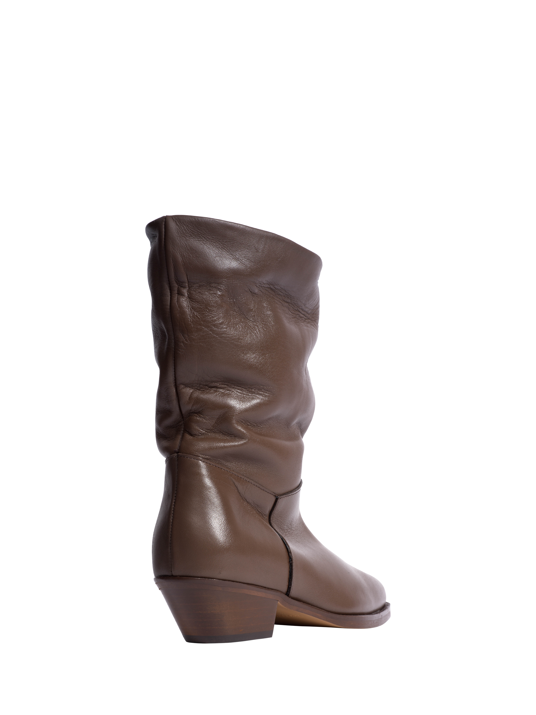 Product image 7 of 9, which shows Anonymous Copenhagen Patricia Leather Calf Boots, Brown, EU37