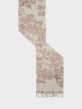 Gerard Darel Rosetta Floral Print Wool Scarf, Sand