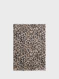 Gerard Darel Rosalie Animal Print Cashmere Blend Scarf, Straw/Multi