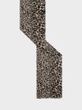 Gerard Darel Rosalie Animal Print Cashmere Blend Scarf, Straw/Multi