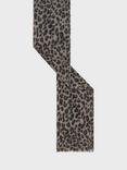 Gerard Darel Rosalie Leopard Print Wool Rich Scarf, Green