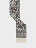 Gerard Darel Rozanne Leaves Print Wool Blend Scarf