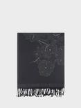 Gerard Darel Rosetta Floral Print Wool Scarf