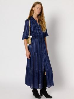 Gerard Darel Lydie Shirt Midi Dress, Ink, Ink