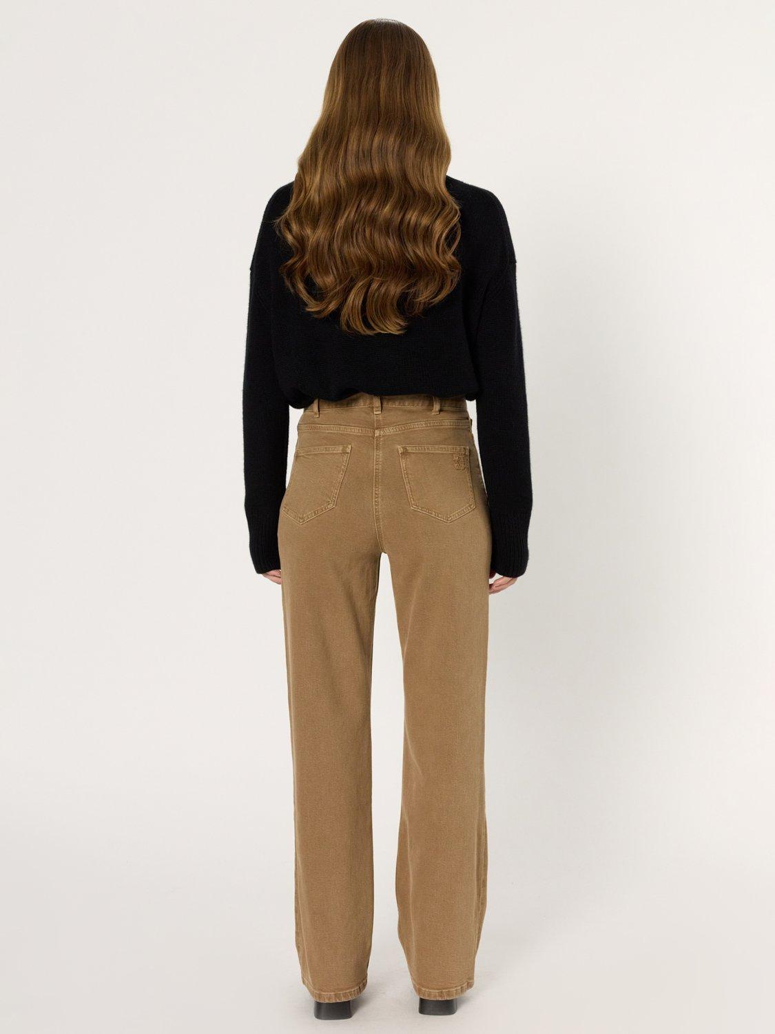 Product image 3 of 5, which shows Gerard Darel Clea Mid Rise Jeans, Brown, 16