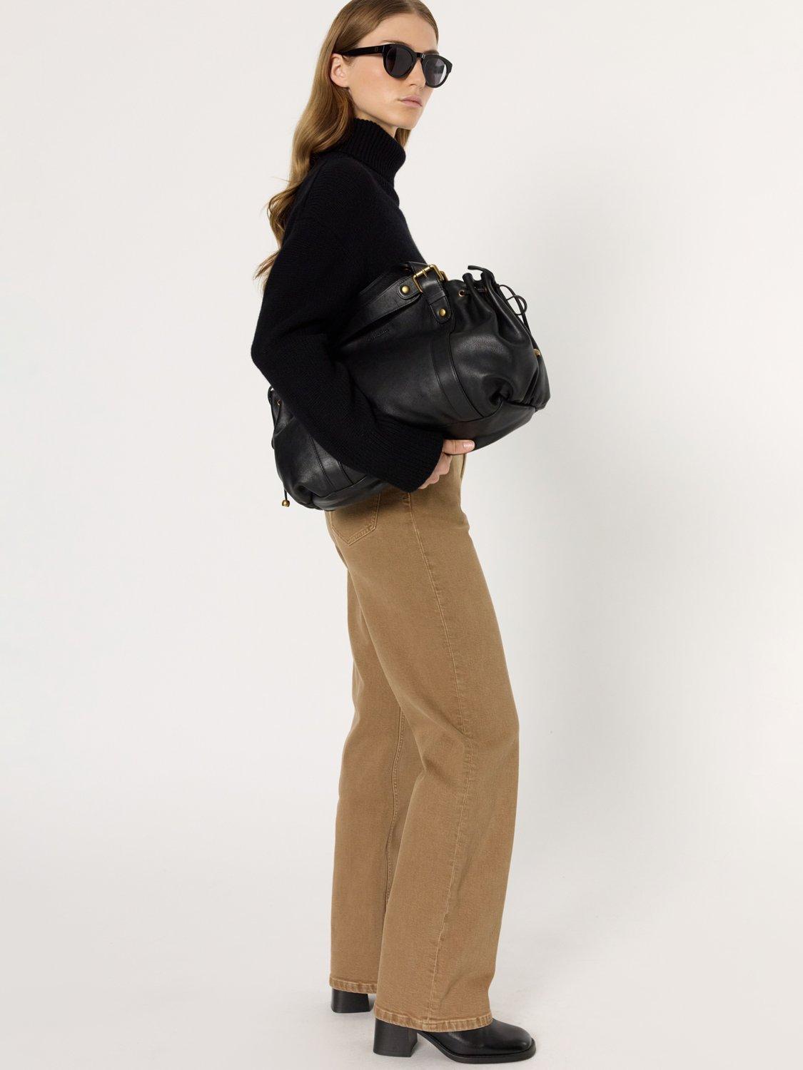 Product image 4 of 5, which shows Gerard Darel Clea Mid Rise Jeans, Brown, 16