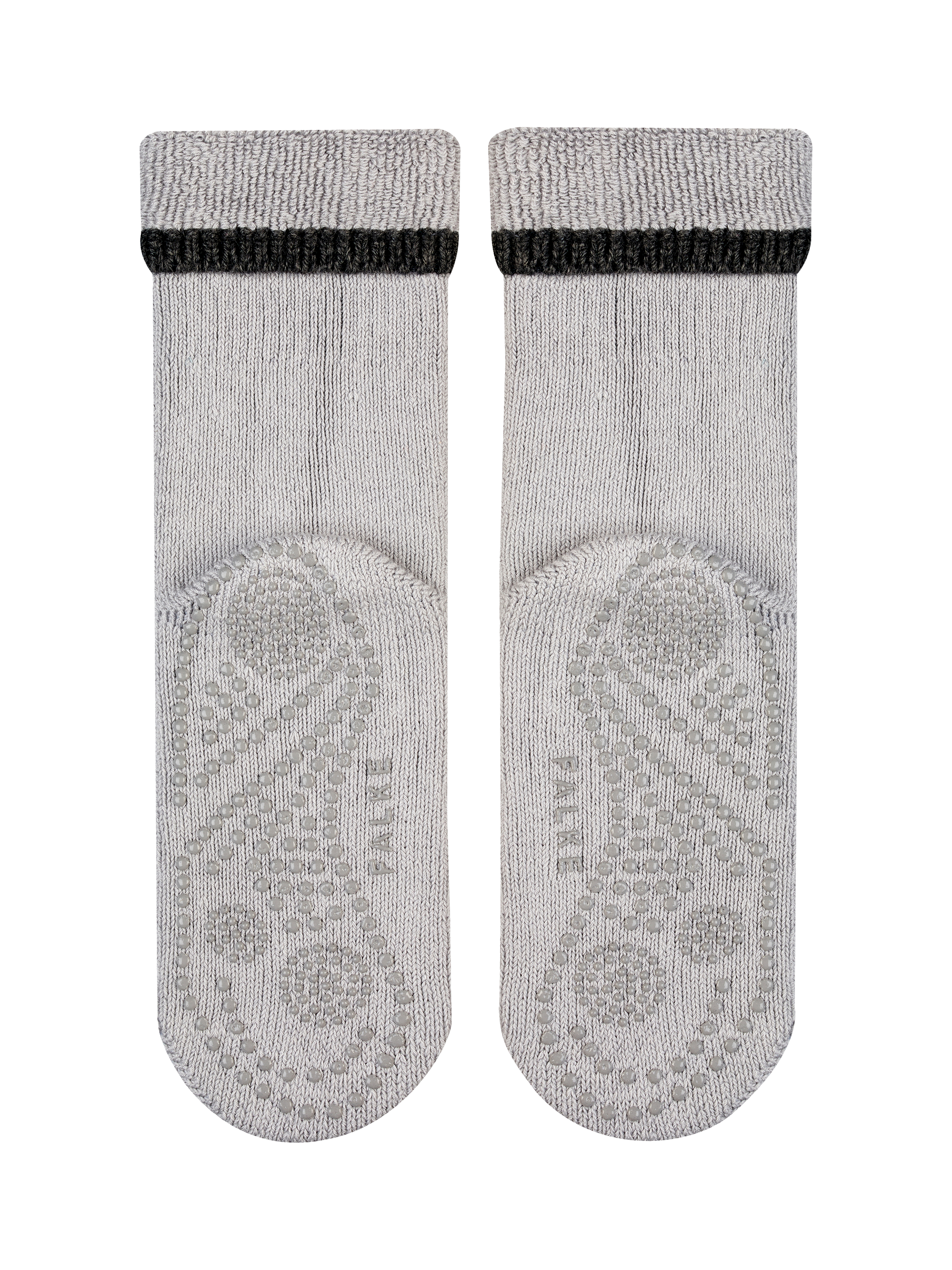 Product image 3 of 3, which shows FALKE Non Slip Cuddle Pads Ankle Socks, Grey, S-M