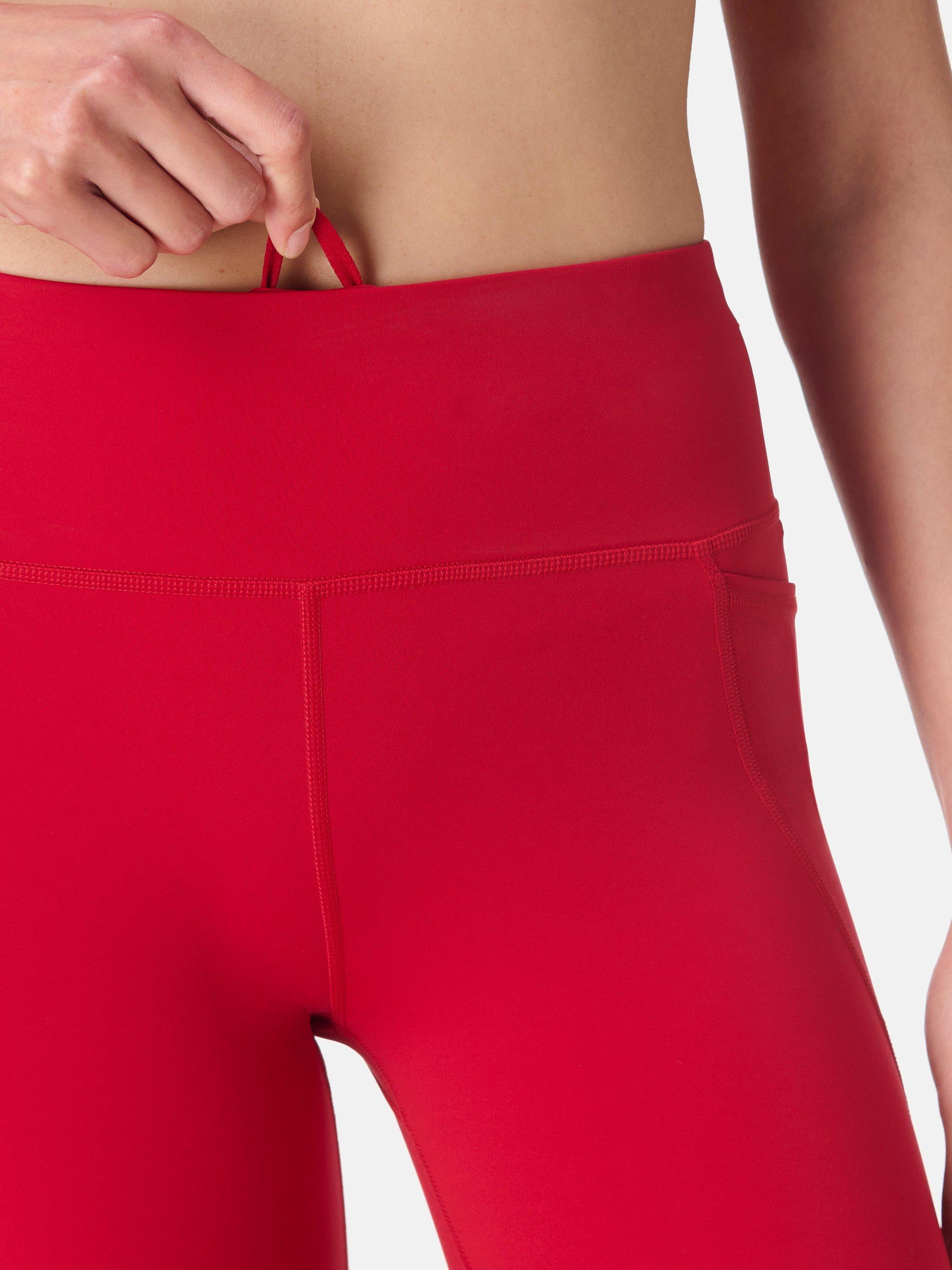 Product image 7 of 9, which shows Sweaty Betty Power 7/8 Gym Leggings, Pepper Red, XL