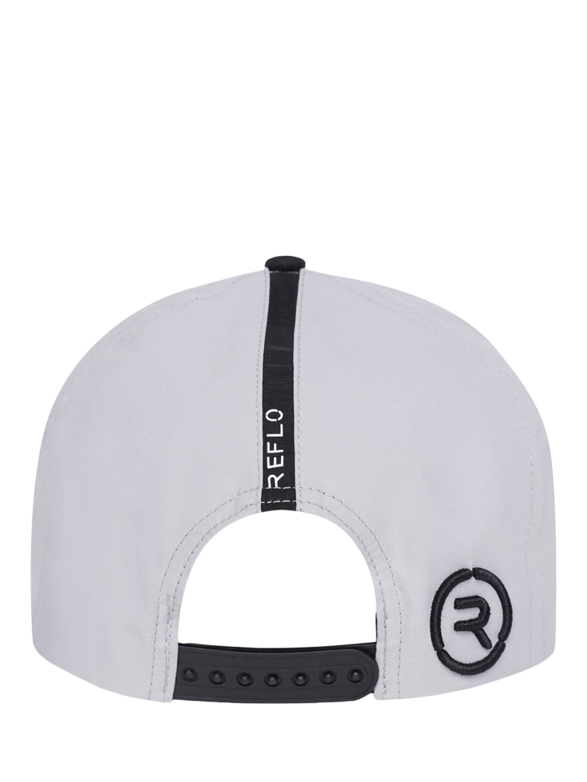 Product image 2 of 3, which shows REFLO Taupo Trucker Cap, Black/Grey
