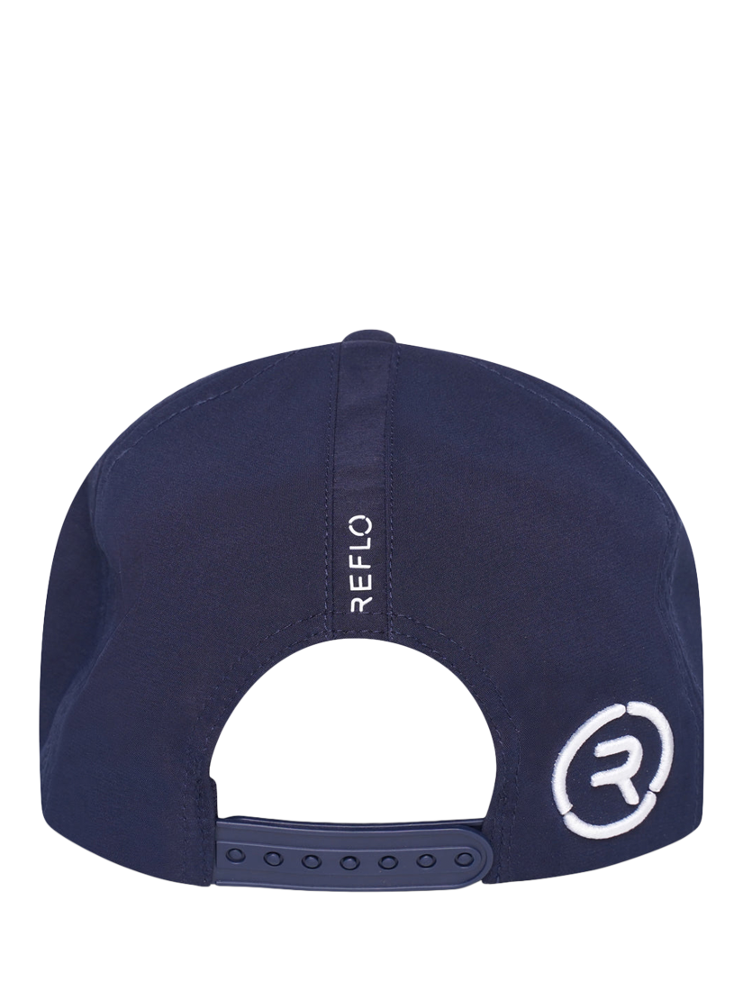Product image 2 of 3, which shows REFLO Taupo Trucker Cap, Navy