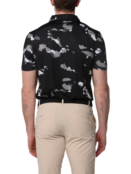 REFLO Tagus Short Sleeve Recycled Polo Shirt - view 2, Black