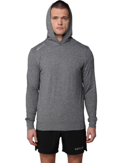 REFLO Clyde Performance Hoodie, Caviar Marl