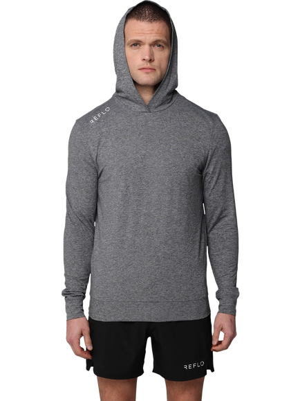REFLO Clyde Performance Hoodie, Caviar Marl