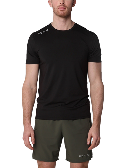 REFLO Braan Solar Performance Recycled T-Shirt, Black