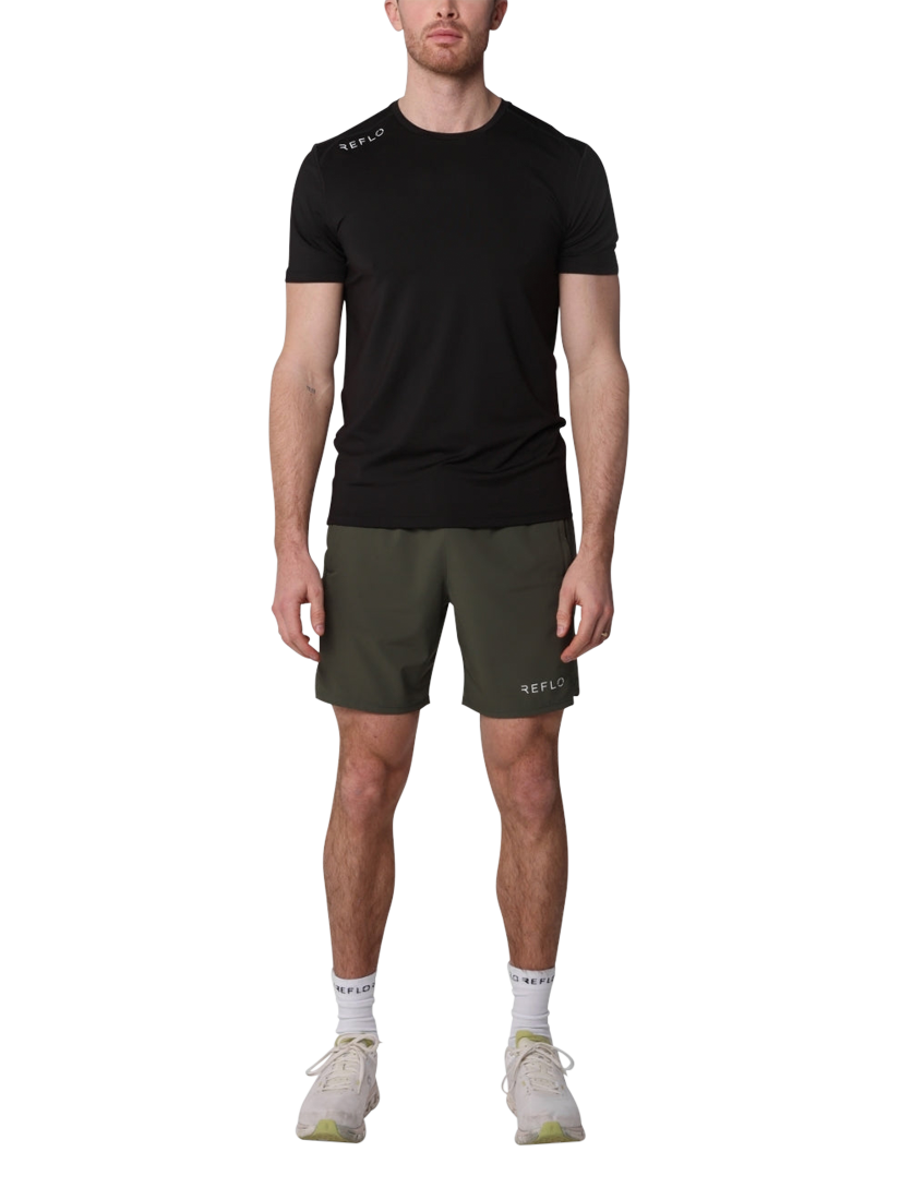 Product image 3 of 6, which shows REFLO Braan Solar Recycled T-Shirt, Black, S