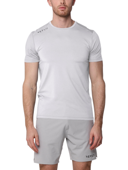 REFLO Braan Solar Performance Recycled T-Shirt, Mist Grey