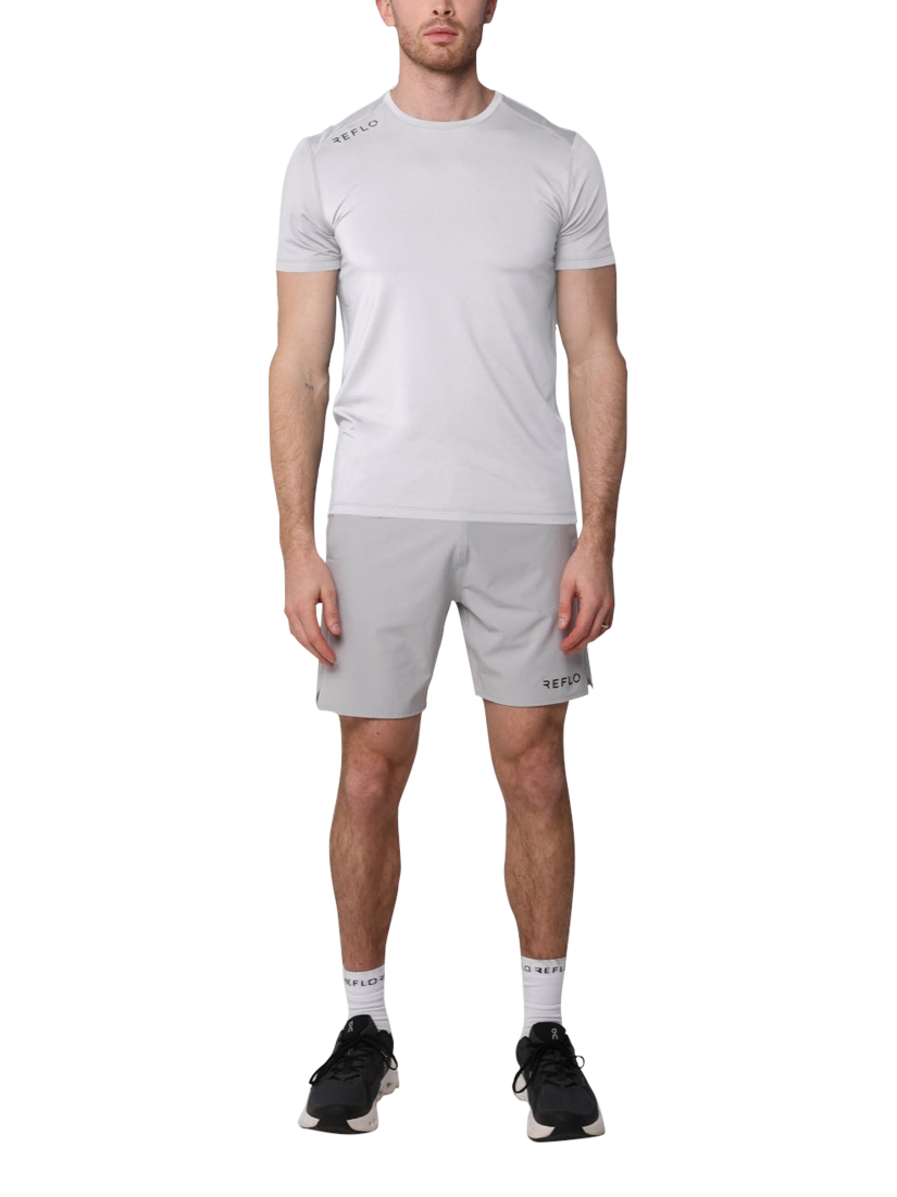 Product image 3 of 6, which shows REFLO Braan Solar Recycled T-Shirt, Mist Grey, S