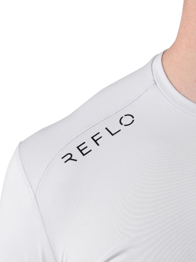 Product image 5 of 6, which shows REFLO Braan Solar Recycled T-Shirt, Mist Grey, S