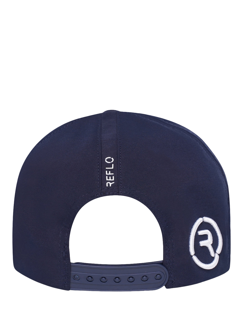 Product image 2 of 3, which shows REFLO Lincoln Baseball Cap, Navy