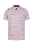 REFLO Tagus Short Sleeve Recycled Polo Shirt, Chalk Pink
