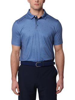REFLO Tagus Short Sleeve Recycled Polo Shirt, Coronet Blue, Coronet Blue