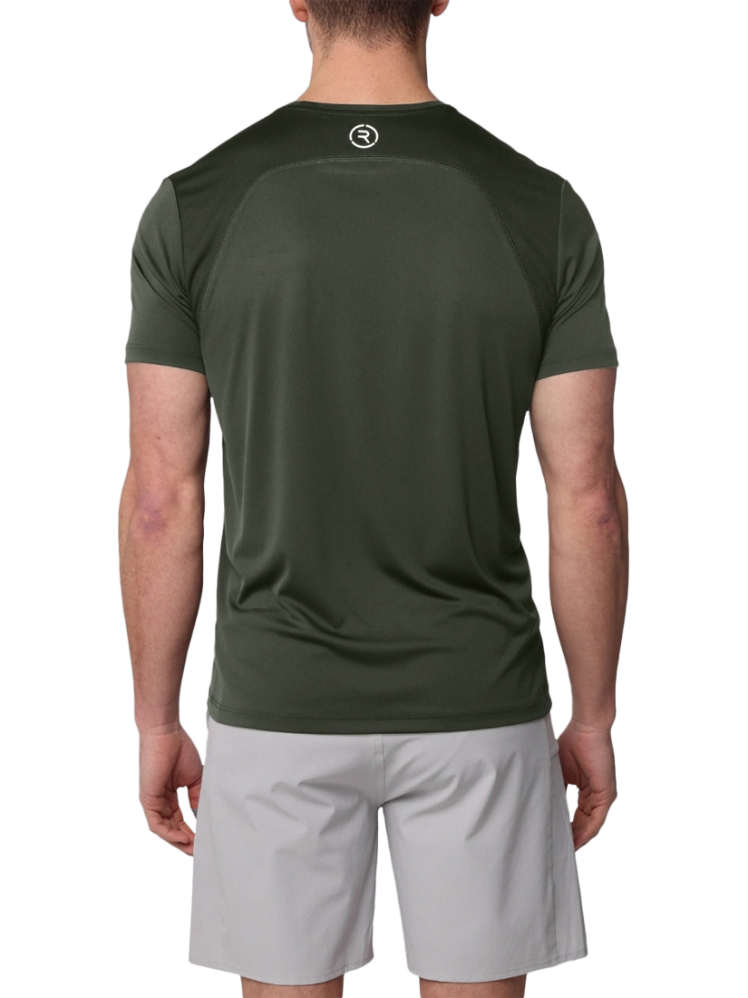Product image 2 of 6, which shows REFLO Hudson Recycled T-Shirt, Pine Green, S