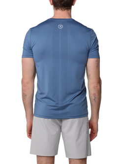 REFLO Braan Solar Performance Recycled T-Shirt - view 2, Coronet Blue