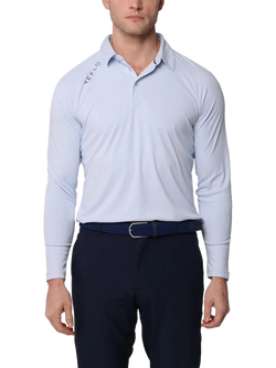 REFLO Bannock Recycled Polo Shirt, Mist Grey