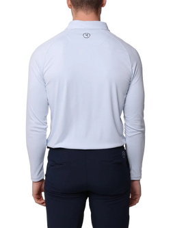 REFLO Bannock Recycled Polo Shirt - view 2, Mist Grey