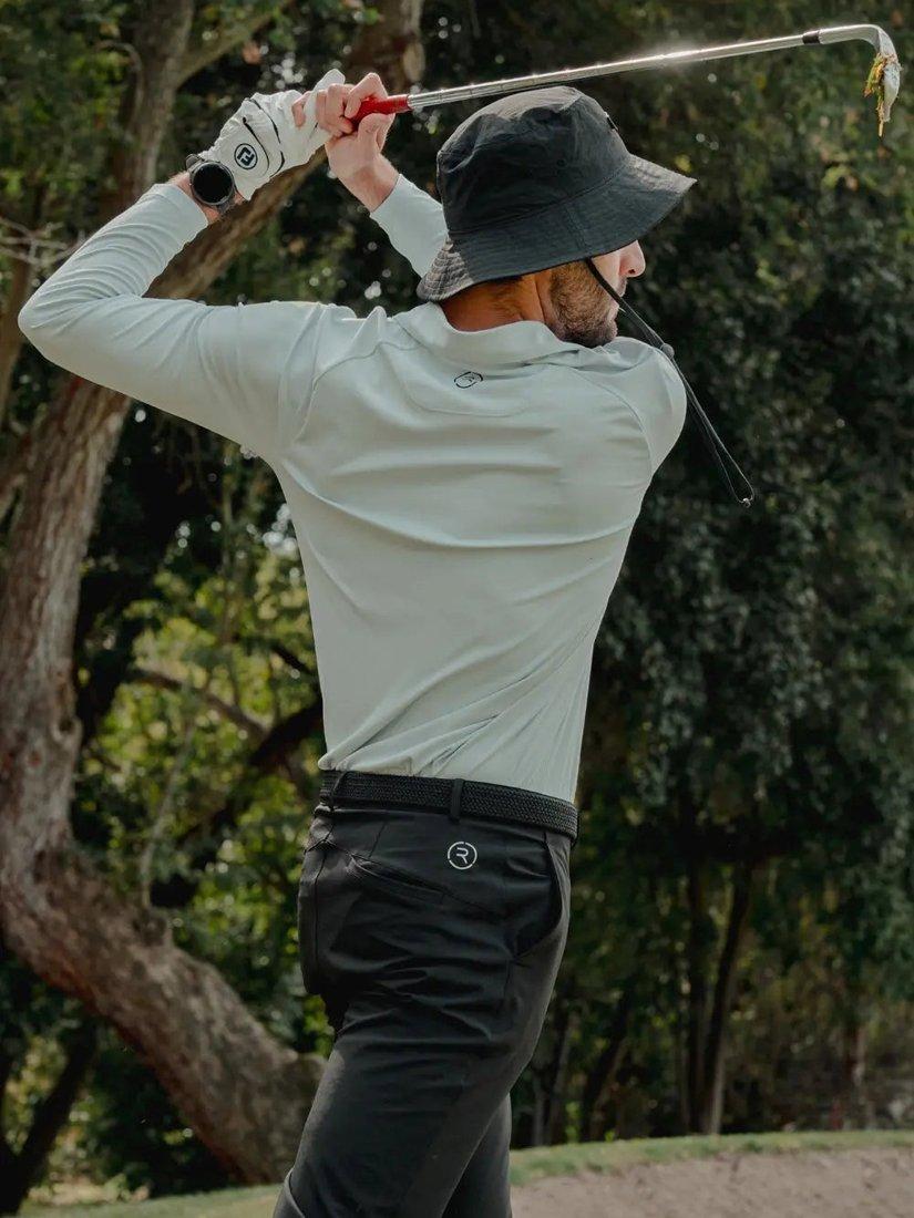 Product image 6 of 6, which shows REFLO Bannock Recycled Polo Shirt, Mist Grey, XXXL