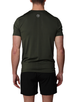 REFLO Braan Solar Performance Recycled T-Shirt - view 2, Pine Green