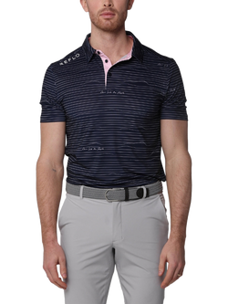 REFLO Tagus Short Sleeve Recycled Polo Shirt, True Navy, True Navy