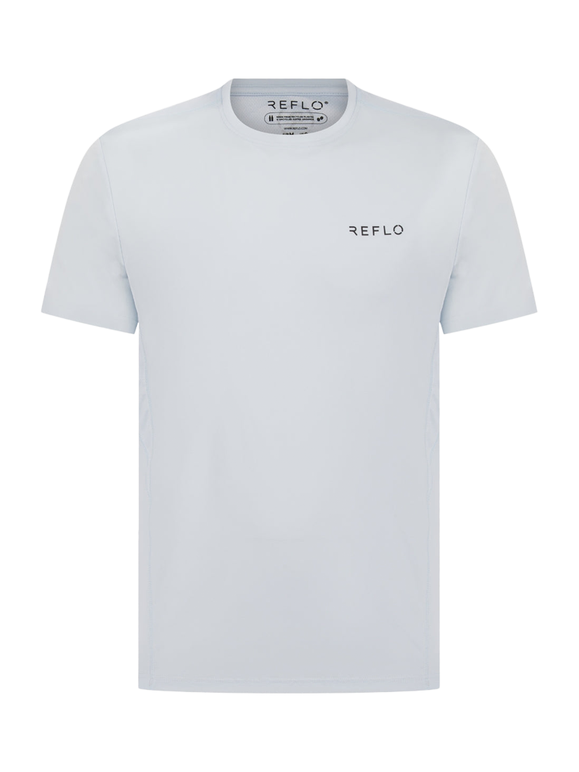 Product image 4 of 6, which shows REFLO Hudson Recycled T-Shirt, Mist Grey, S