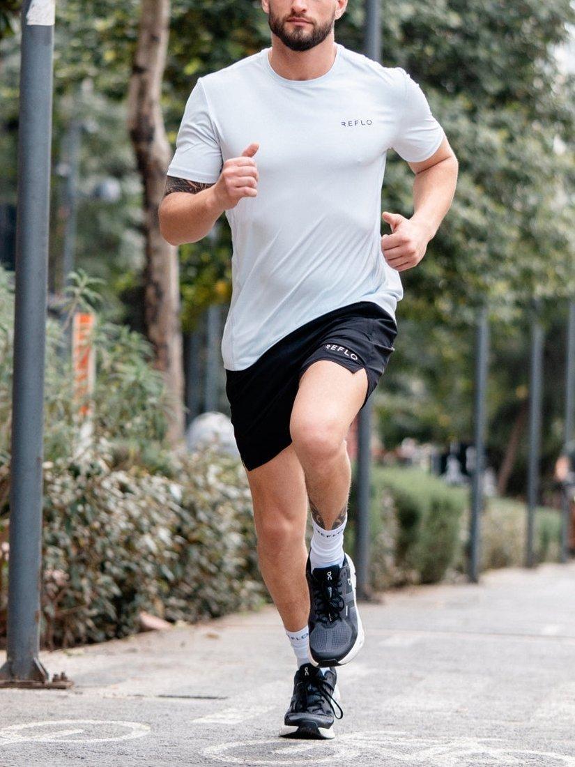 Product image 6 of 6, which shows REFLO Hudson Recycled T-Shirt, Mist Grey, S