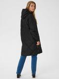 KAFFE KAtilli Quilted Longline Hooded Coat