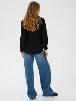 KAFFE KAliv Amber Longsleeve Blouse - view 2, Black