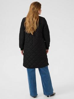 KAFFE KAvilla Quilted Coat - view 2, Black