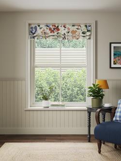 John Lewis Fleur Blackout Roman Blind, Multi - view 2, Multi