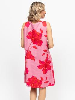 Cyberjammies Pippa Floral Nightdress, Pink - view 2, Pink