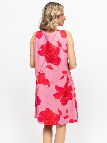 Cyberjammies Pippa Floral Nightdress, Pink - view 2, Pink