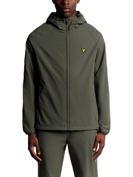 Lyle & Scott Active Hooded Zip Front Jacket, Granite