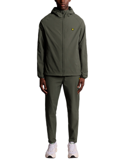 Lyle & Scott Active Hooded Zip Front Jacket - view 2, Granite