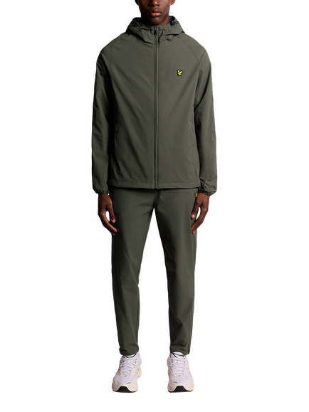 Lyle & Scott Active Hooded Zip Front Jacket - view 2, Granite