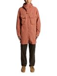 Lyle & Scott Guard Hooded Zip Front Parka, Brick